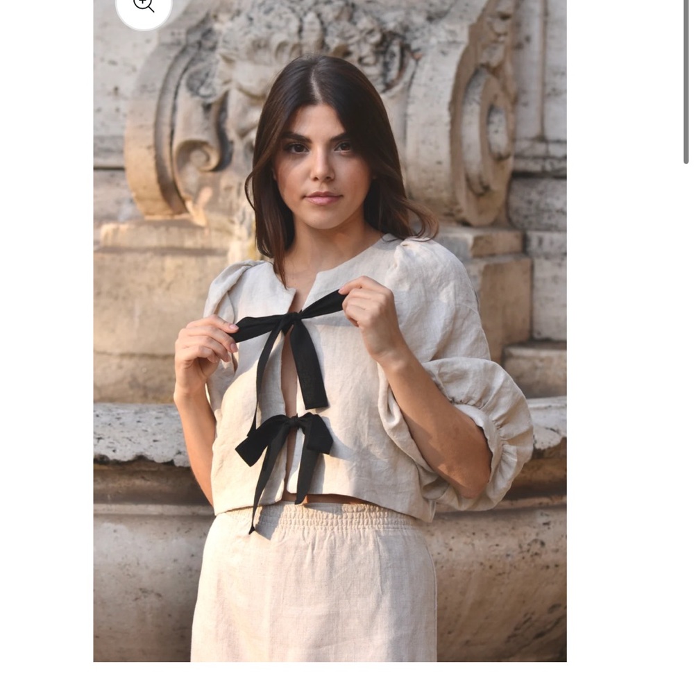 Two pc set - Frank and Lola - made in Italy *linen*